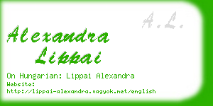 alexandra lippai business card